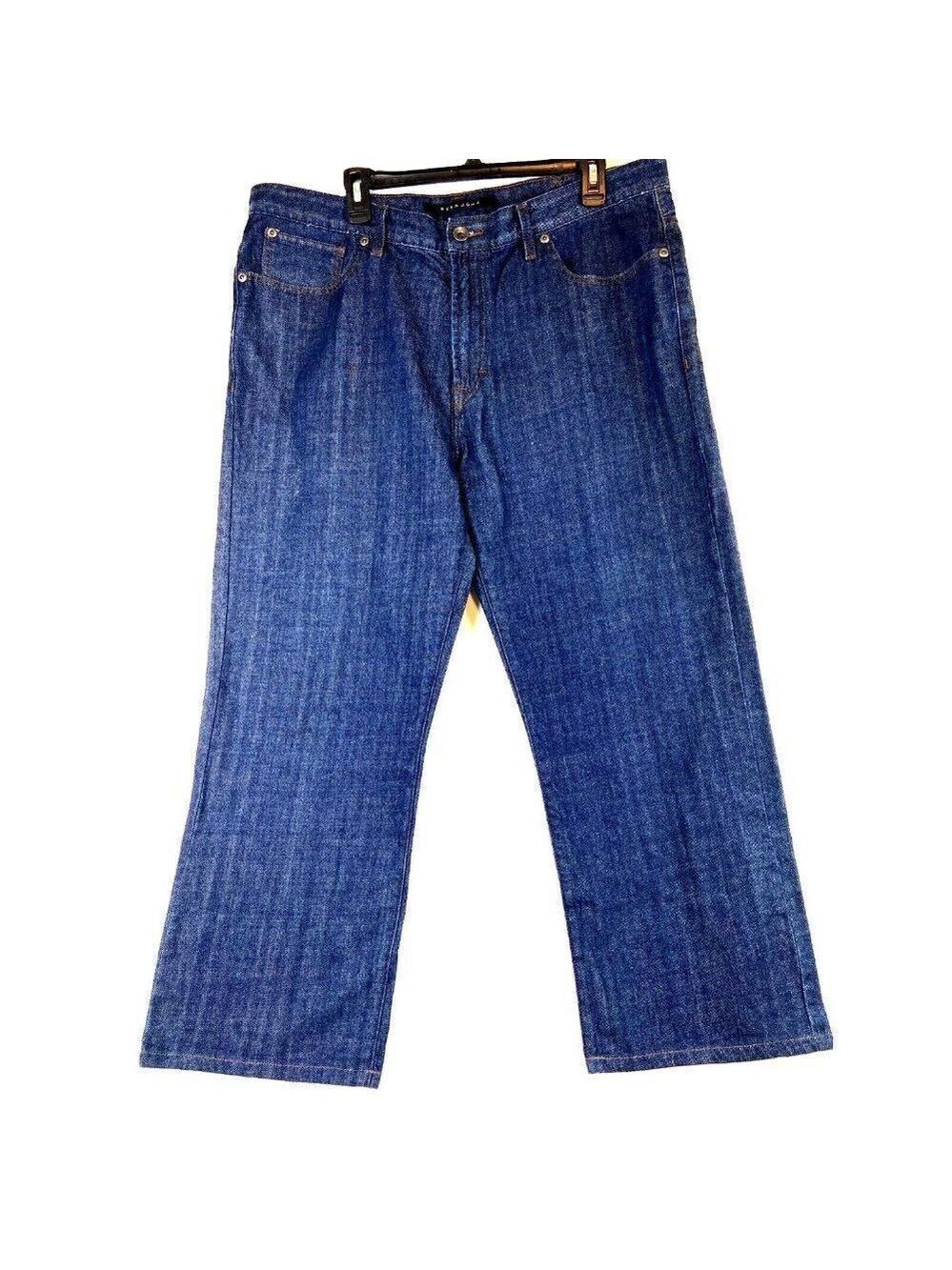 Sean John Men Relaxed Fit Blue Jeans Size 38